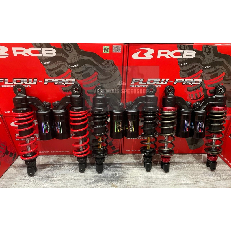 Shockbreaker Shock RCB Flow-Pro Ukuran 275MM / 305MM / 320MM / 330MM / 365MM / 395MM Nmax Aerox PCX 