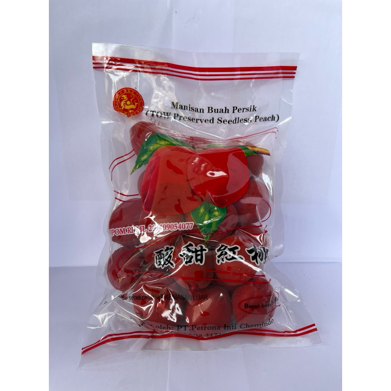 

Manisan Buah Persik / Angtow 500 gr merek chen liang ji