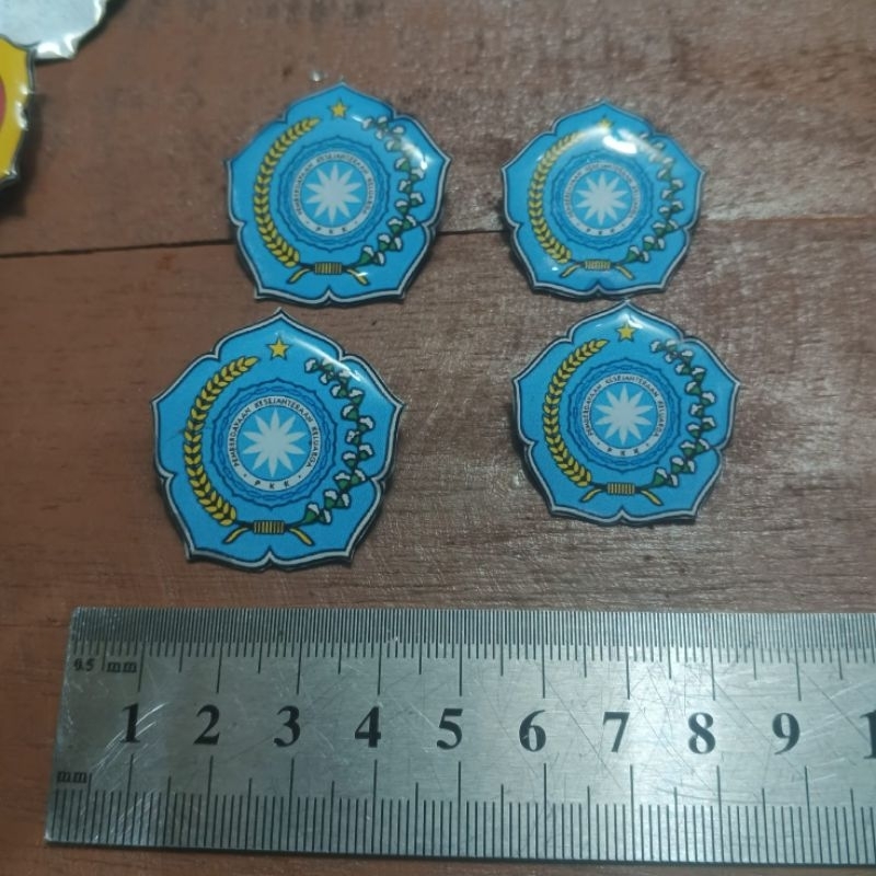 Pin Bros PKK Warna Biru Resin - Pin Aksesoris PKK