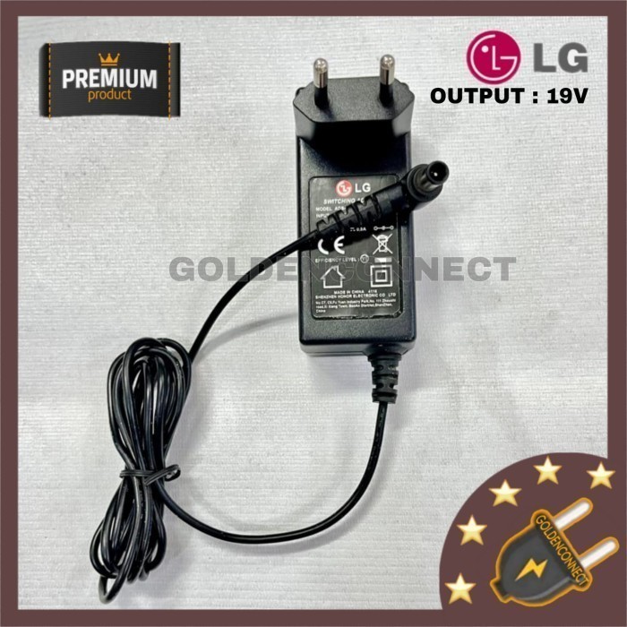 Adaptor Charger Monitor LED LG TV 32LH510D Komputer LCAP16B-E 22MK400 flatron W1943-PF 22LN4000