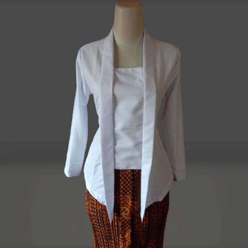 ATASAN KEBAYA KUTUBARU POLOS MODERN