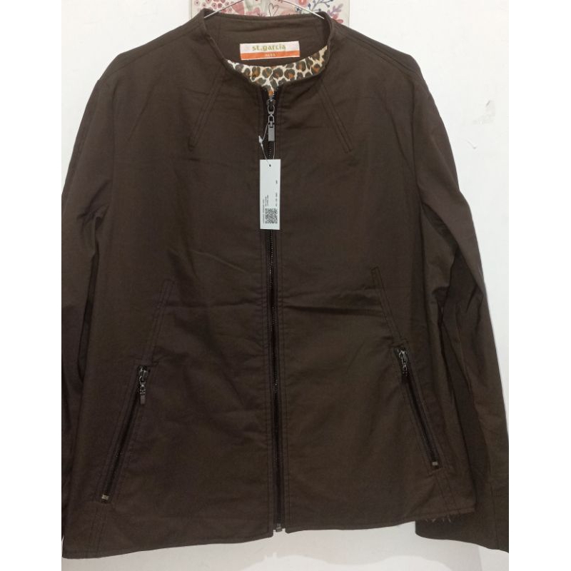 jaket  motif macan tutul