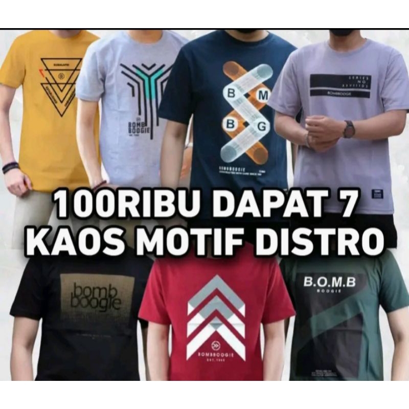 Kaos 7pcs 100ribu