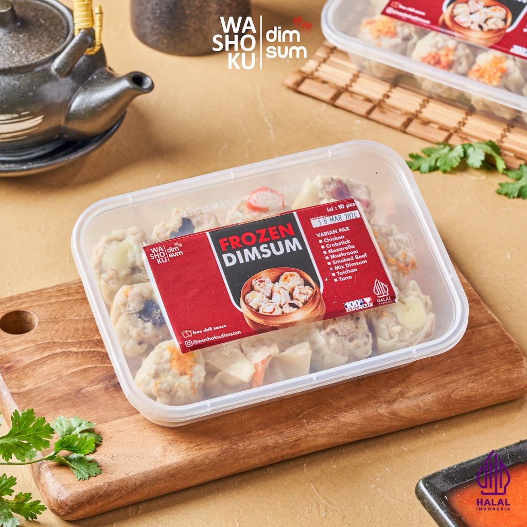 

MINI CRABSTICK DIMSUM PAX (10 PCS) DIMSUM HALAL - WASHOKU DIMSUM