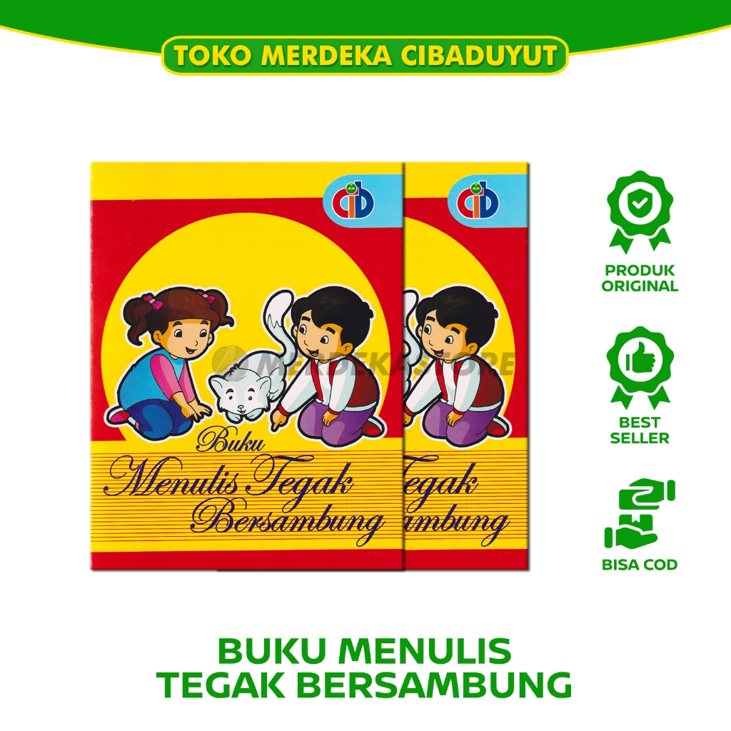 

Buku Tegak Bersambung | Buku Tulis Belajar Menulis Halus/Elok | 72 Hal 21x16 Cm | Cahaya Ilmu Bandung