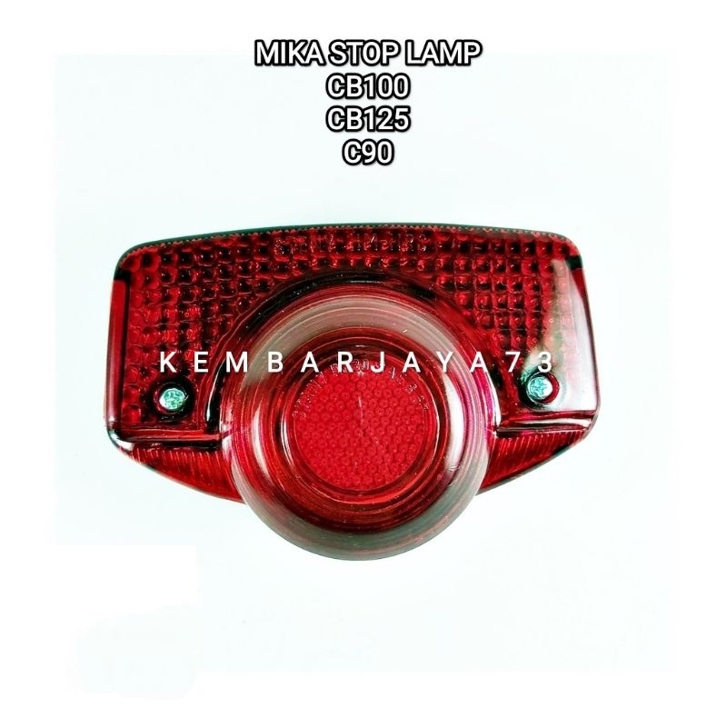 Mika Stop Lamp CB100 CB125 C90 Mika Stop Lamp  Merah A Class