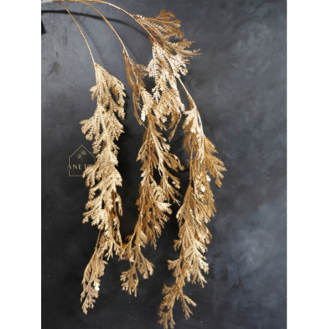 ARTIFICIAL FLOWER | GOLD LEAVES ARTIFICIAL