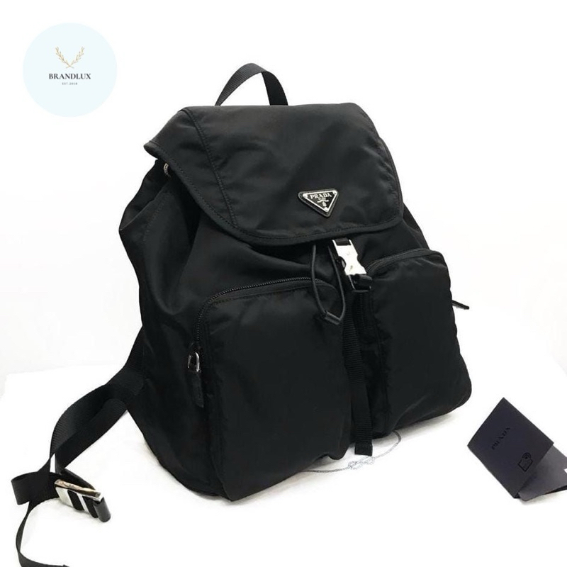 PRADA 1BZ005 zaino tessuto backpack nylon black
