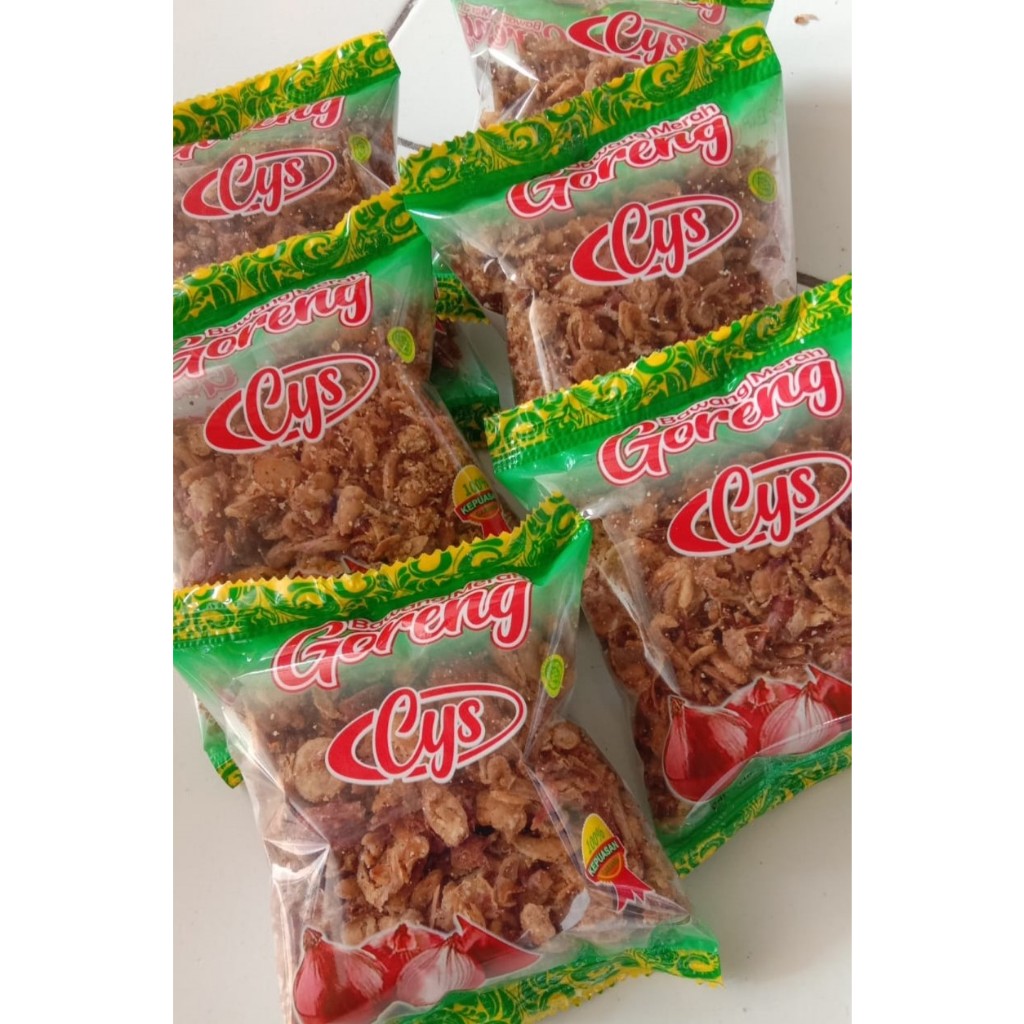 

Bawang Merah Goreng CYS, Bawang Goreng 500 Gram, isi 10 Pcs