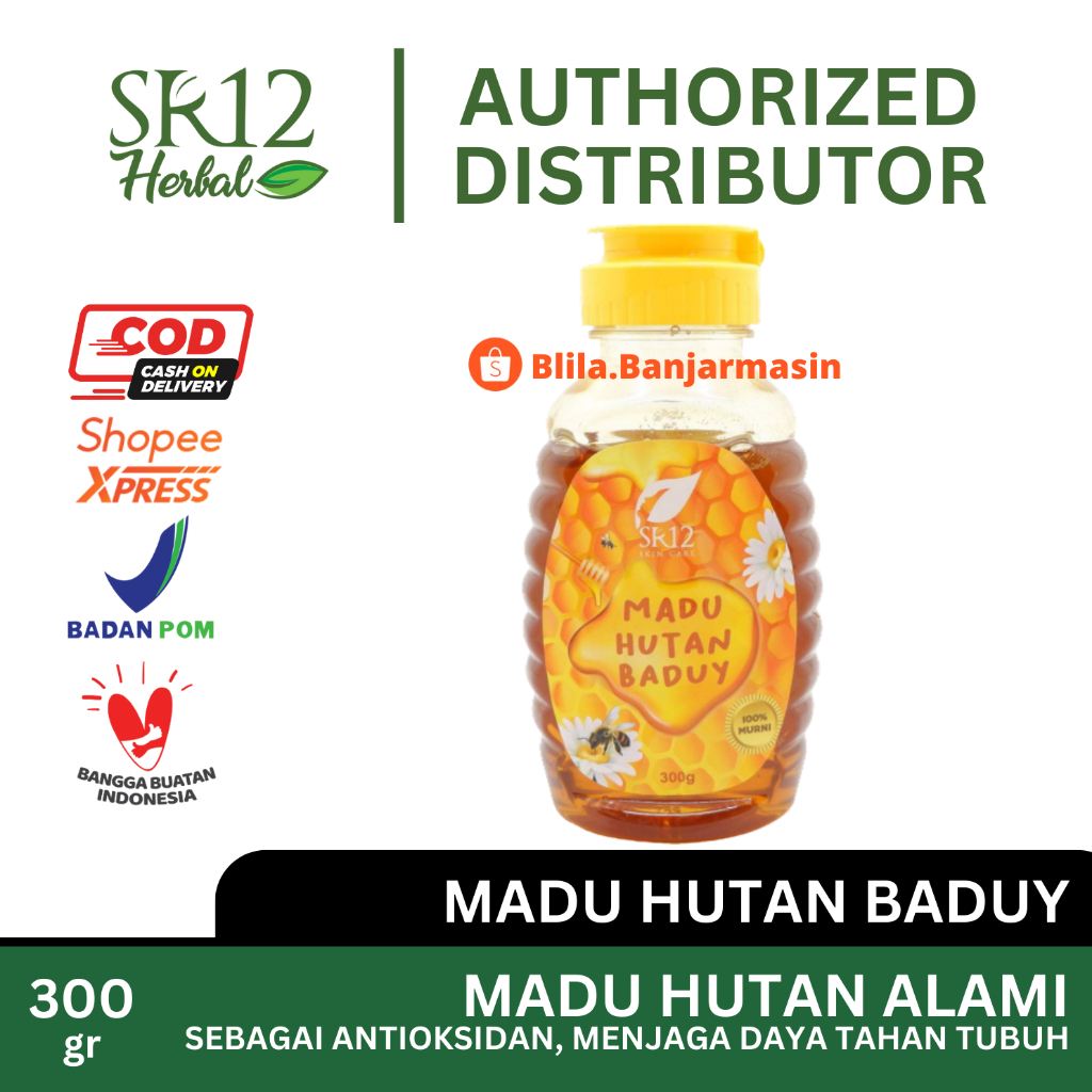 

SR12 Madu Hutan Baduy 300gr Alami Meningkatkan Kesehatan Sistem Imun Sumber Energi Antioksidan BPOM