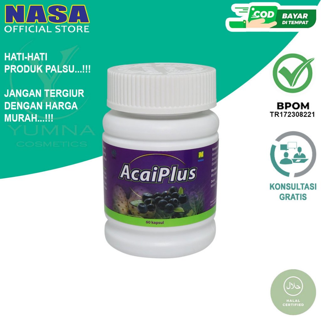 Acaiplus Nasa Original BPOM Diet Sehat Acaiberry Pelangsing Badan Cepat Dan Ampuh Acai Plus Ori Asli