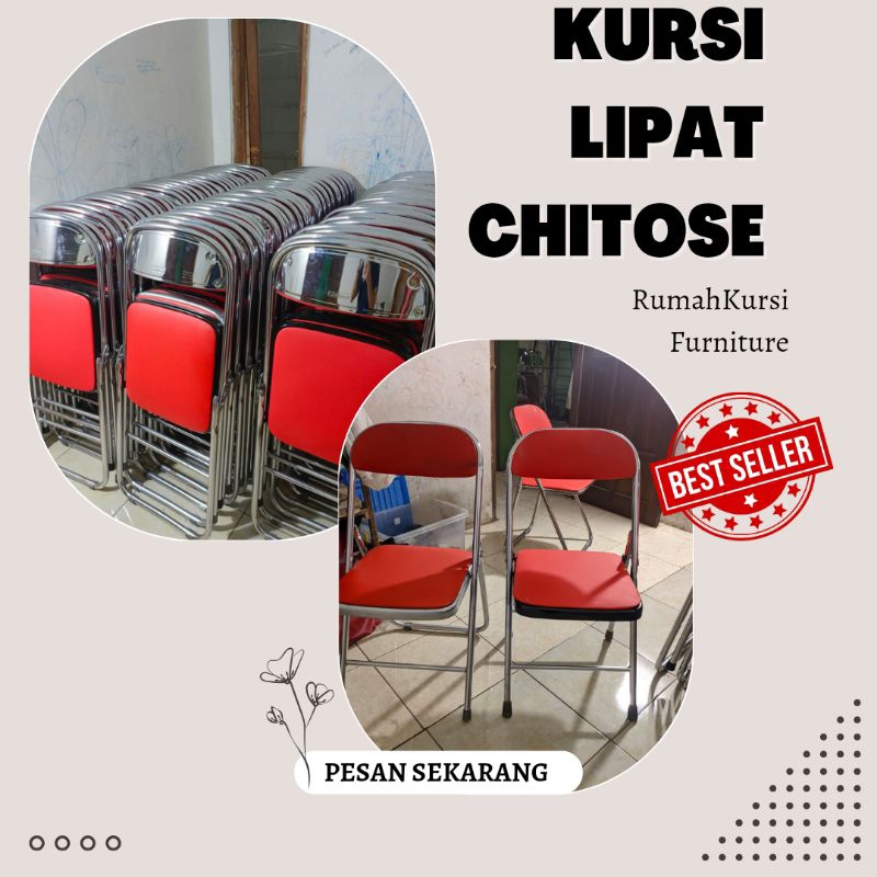 Kursi Lipat chitose,kursi besi,Kursi lipat Hajatan