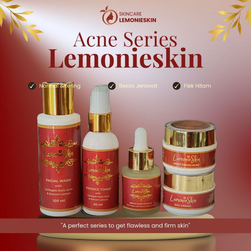 Skincare Lemonie Skin Acne Series skincare alami