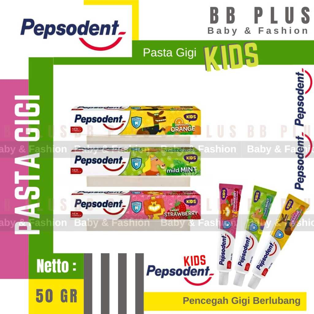 PASTA GIGI ANAK - PEPSODENT KIDS 45GR ALL VARIAN