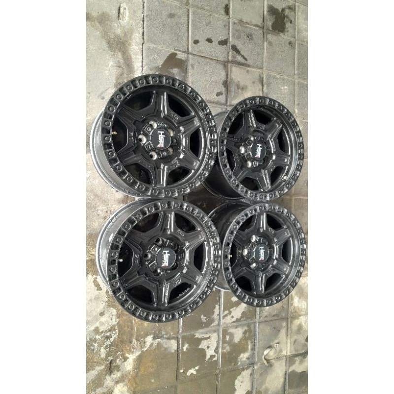 VELG SEKEN MOBIL HSR RING 15 LEBAR 8 BAUT 5X114.3 VELG ONLY