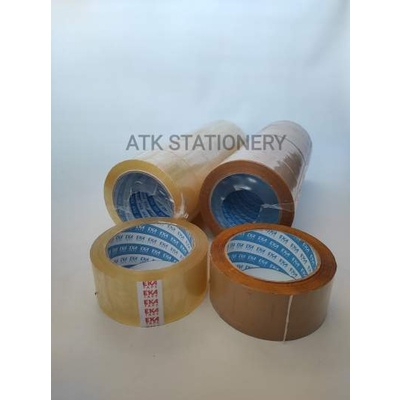 

Lakban OPP Isolasi Solasi Eka 45 mm x 85 yard Transparan / Bening & Tan / Coklat