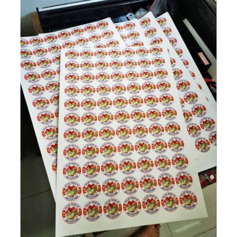 

label stiker kemasan