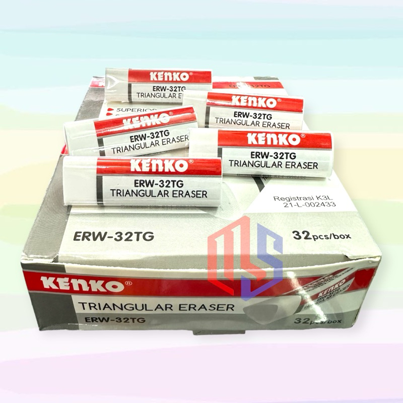 

Penghapus Kenko Segitiga ER 32TG (Pak 32 Pcs)