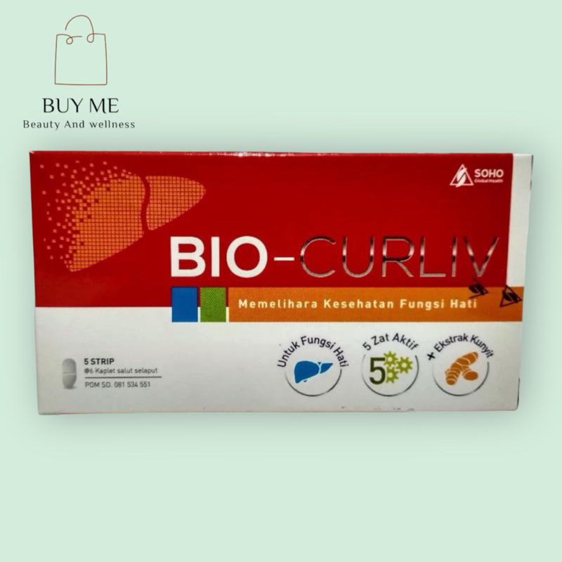 BIOCURLIV Tablet - Suplemen Kesehatan Liver Hati Bio Curliv Bio-curliv