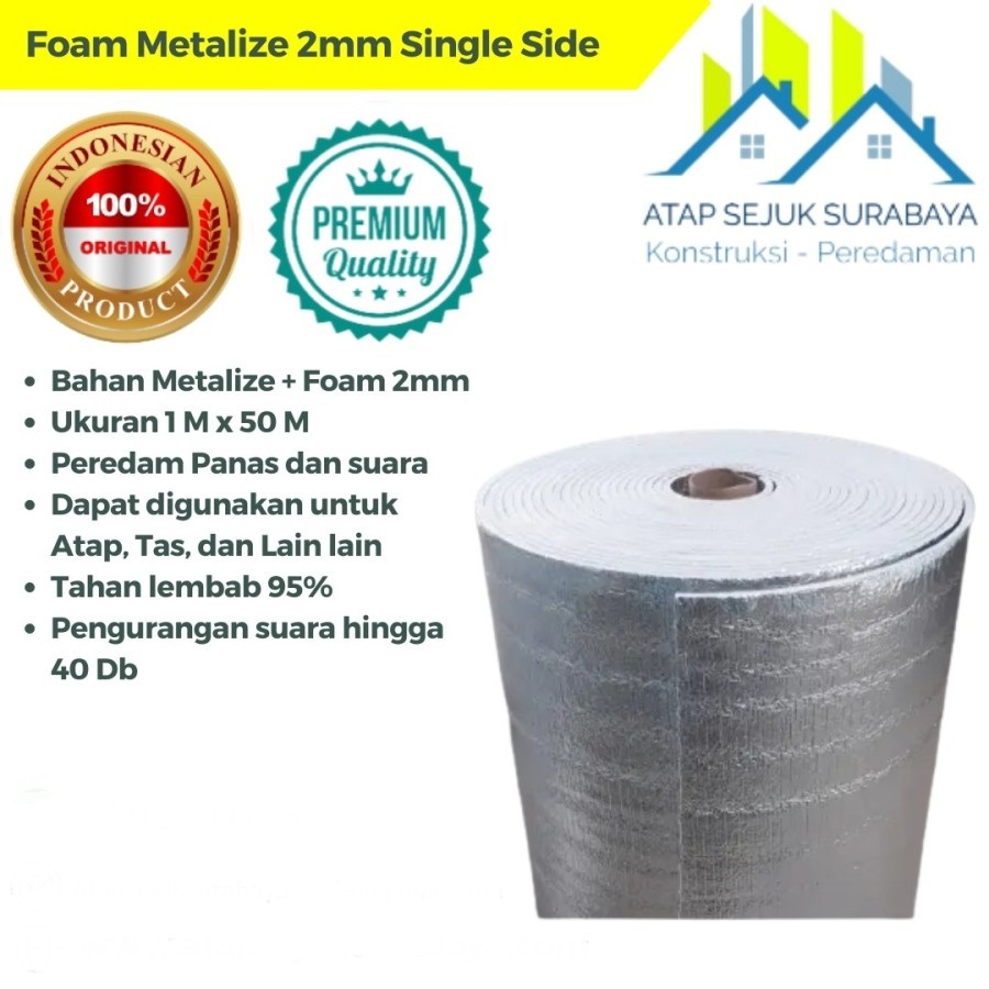 Almumunium Foam Metalize 2mm