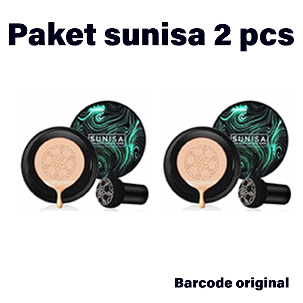 (PAKET 2 PCS) BEDAK SUNISA WATERPROFF ORIGINAL NATURAL