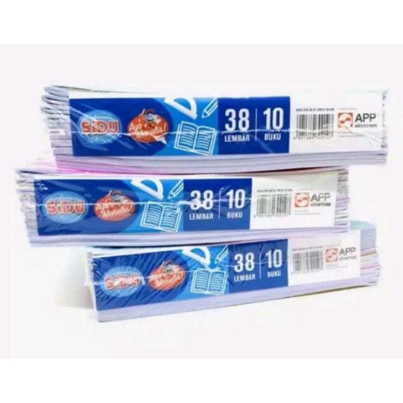 

Buku tulis Sinar Dunia isi 10/ 38 lembar