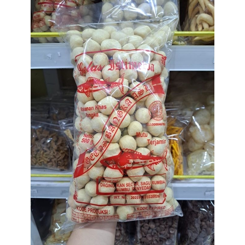 

kerupuk Getas asli bangka