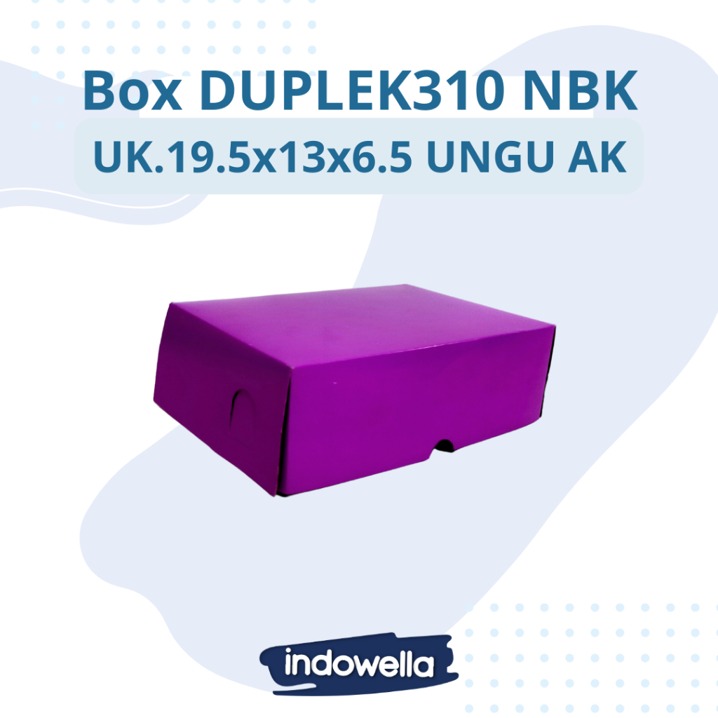 Box Nasi Kotak Nasi dan Kue warna ungu