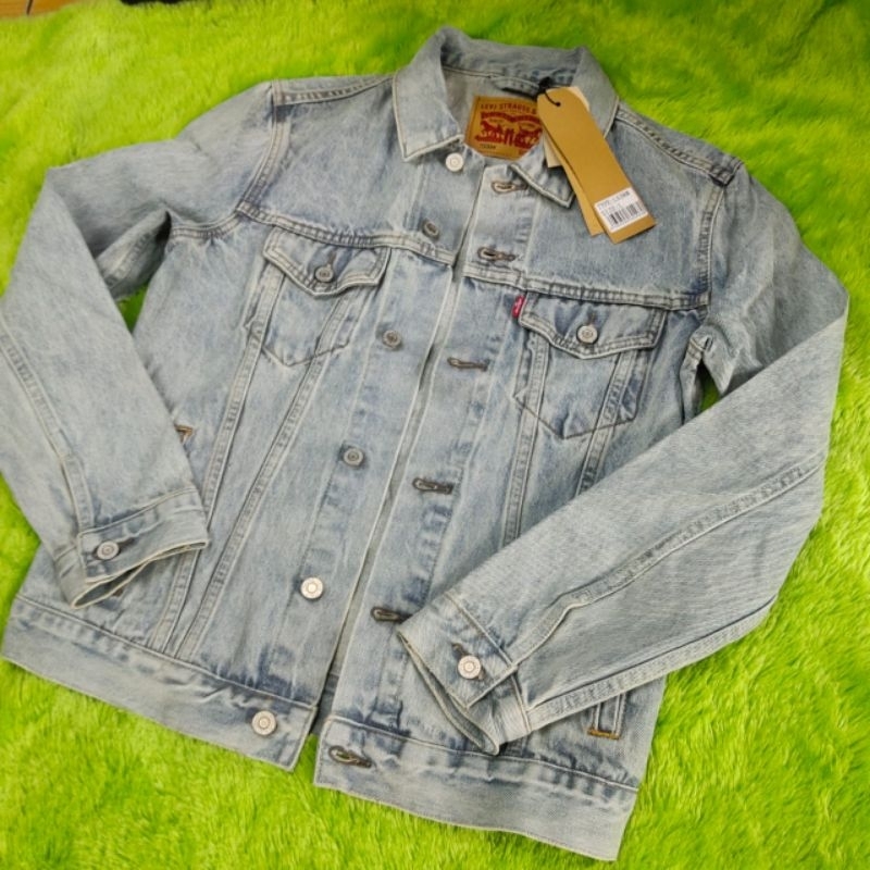 jaket jens denim slimfitt pria all new