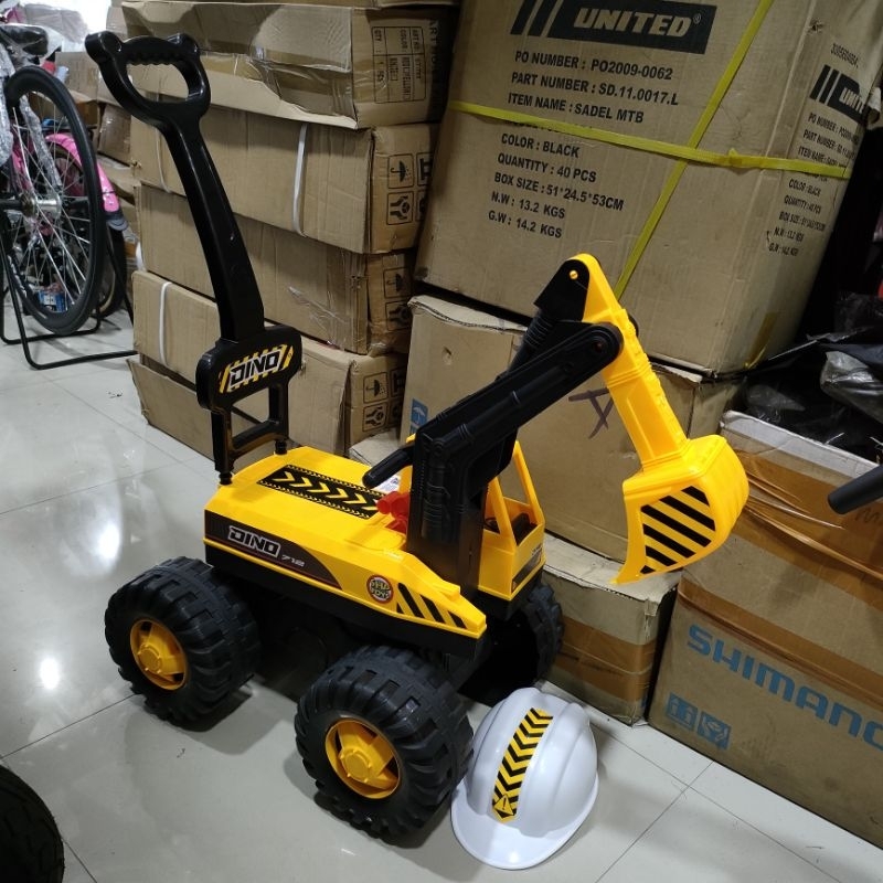 BECO EXCAVATOR MOBILAN MAINAN ANAK LAKI BECO DINO BISA DINAIKI