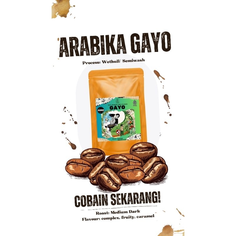 

Kopi Arabika Gayo 500gr