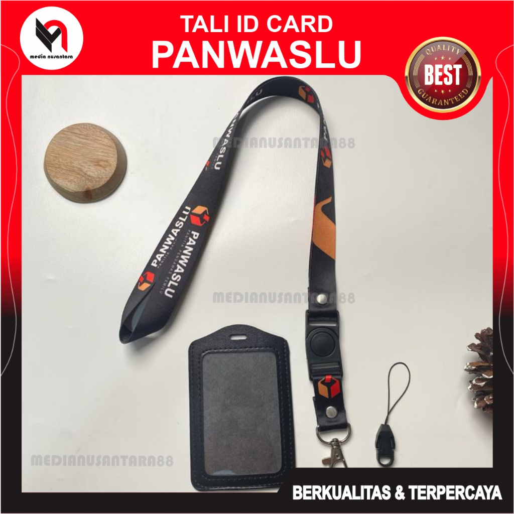 

PANWASLU Tali ID Card Panitia Pengawas Pemilu Ready Stok