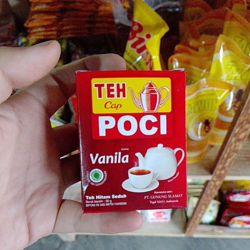 

Teh Cap Poci Vanila 50gr
