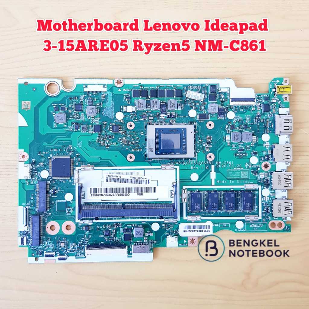 Motherboard Lenovo Ideapad 3-15ARE05 Ryzen5 NM-C861