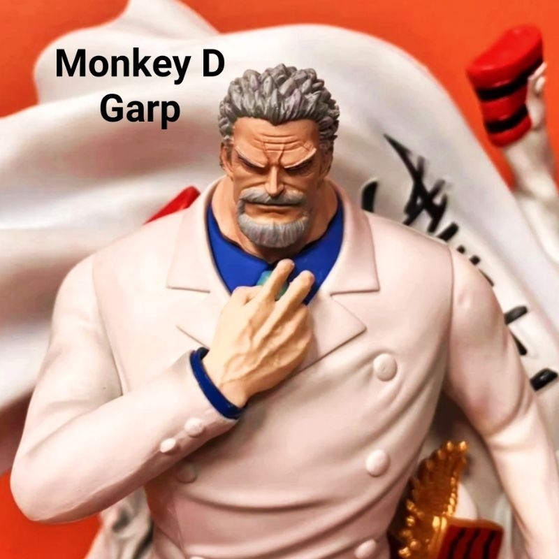 Monkey D Garp ADMIRAL MARINE Onepiece Action Figure Statue Figure Garp