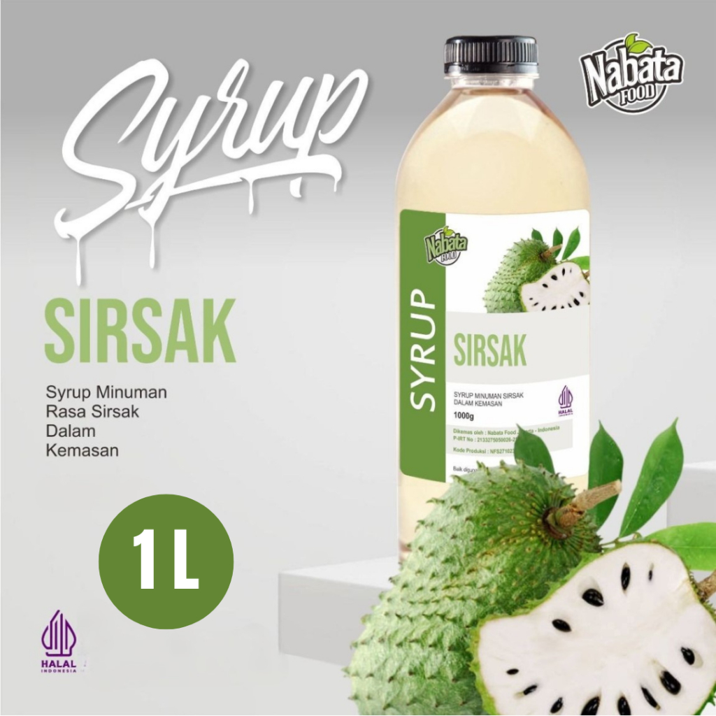 

Sirup Sirsak Nabata Drink 1L - Syrup Sirsak Nabata Drink 1000ML