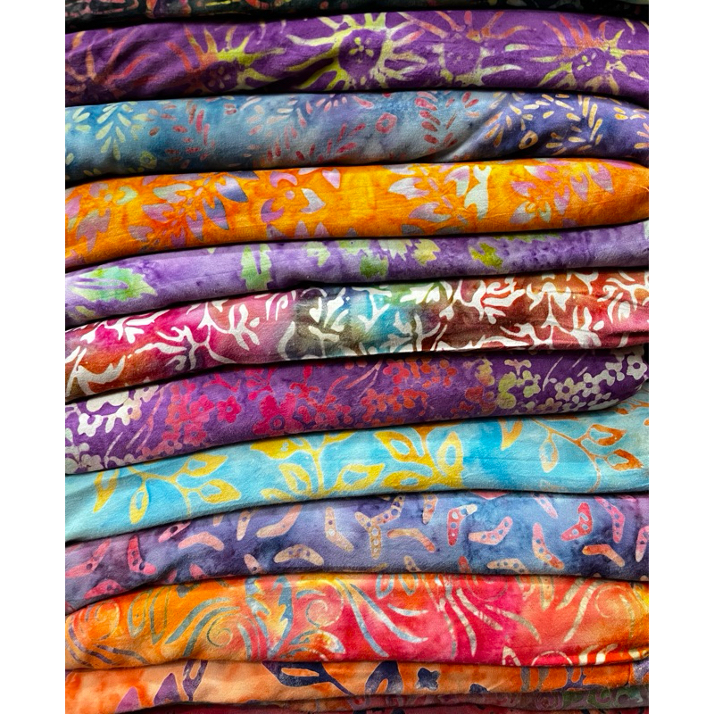 Kain Batik Rayon Santung Motif