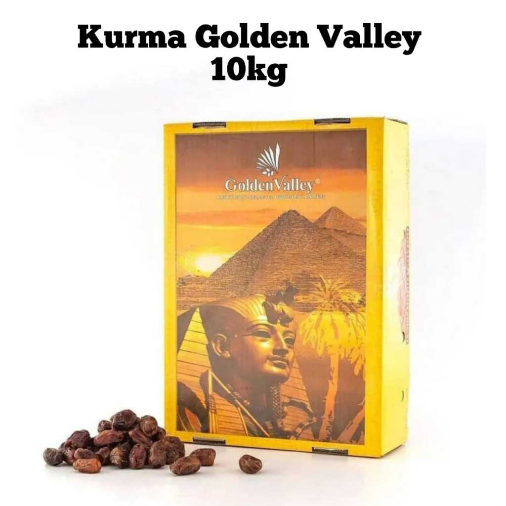 

Kurma Golden Valley Kemasan 10kg - Kurma Mesir Golden Valley