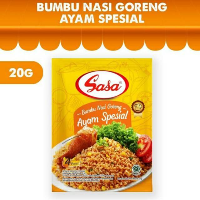 

Sasa Bumbu Nasi Goreng Ayam Spesial 20gr
