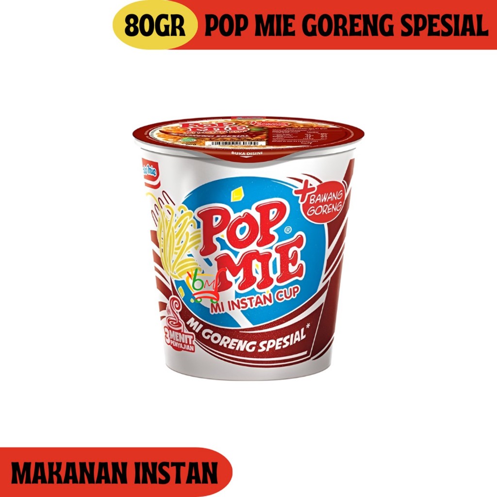 

Pop Mie Goreng Spesial Mie Instan Goreng Praktis Tinggal Seduh