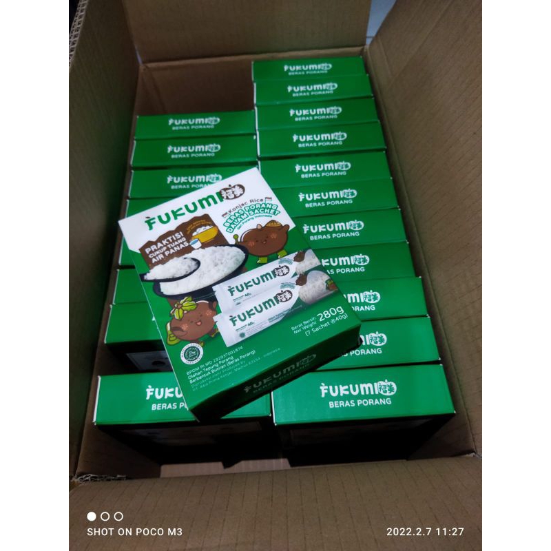 

Fukumi Box Beras Porang 280gr 7sachet