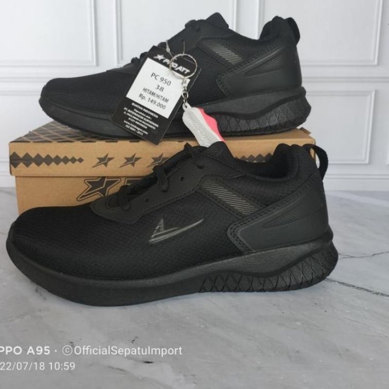 PRO ATT SEPATU ANAK SEKOLAH SEPATU HITAM PUTIH PRIA WANITA SEPATU TRENDY