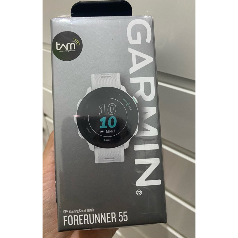 Garmin FORERUNNER 55 ORIGINAL white stone GPS Running Smart Watch