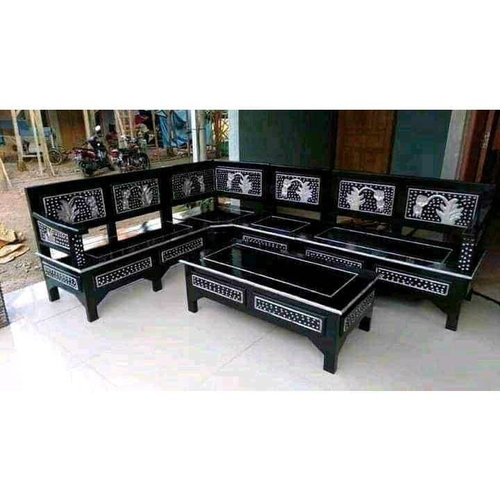 Kursi Tamu Sudut/Pojok Furniture kursi sofa tamu model sudut blok minimalis / model kursi ruang tamu