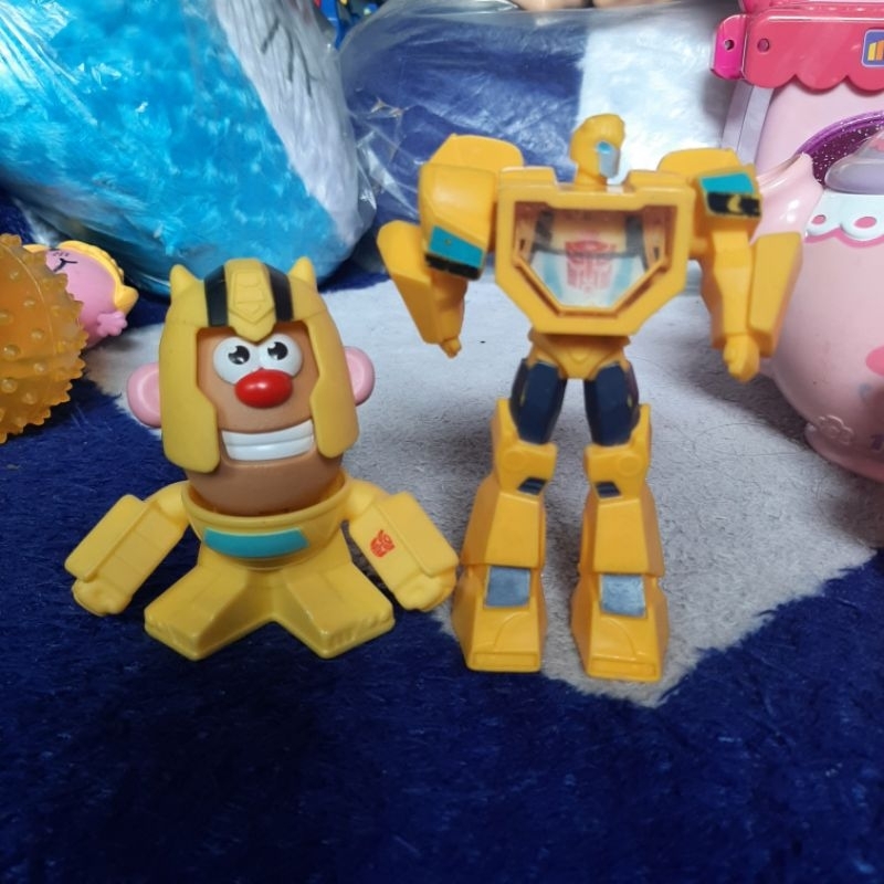 mainan /figure dikoleksi toys story mr potato bumble bee dan robot trasnformers bumble bee