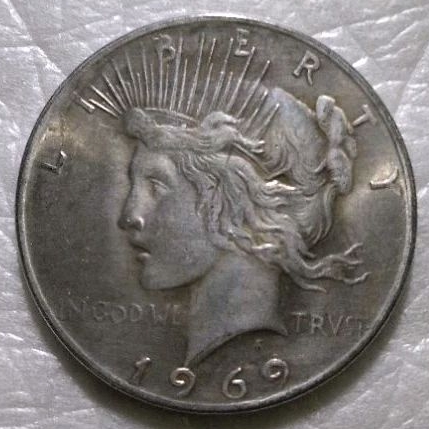 Koin Liberty Amerika 1969