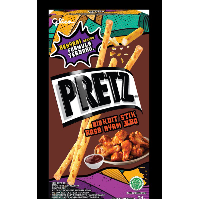 

Glico Pretz Biskuit Stick Ayam Bbq 31 gram