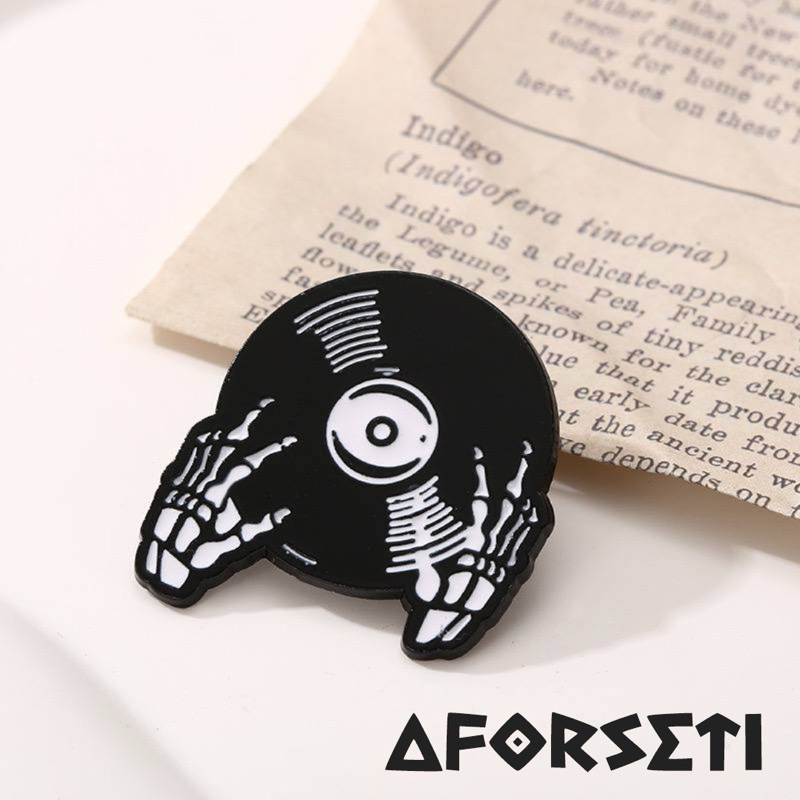 PIN ENAMEL “VINYL 1” BROS PIN/ PIN MURAH / PIN COUPLE / PIN AESTHETIC / PIN LUCU / PIN BUTTON / PIN 