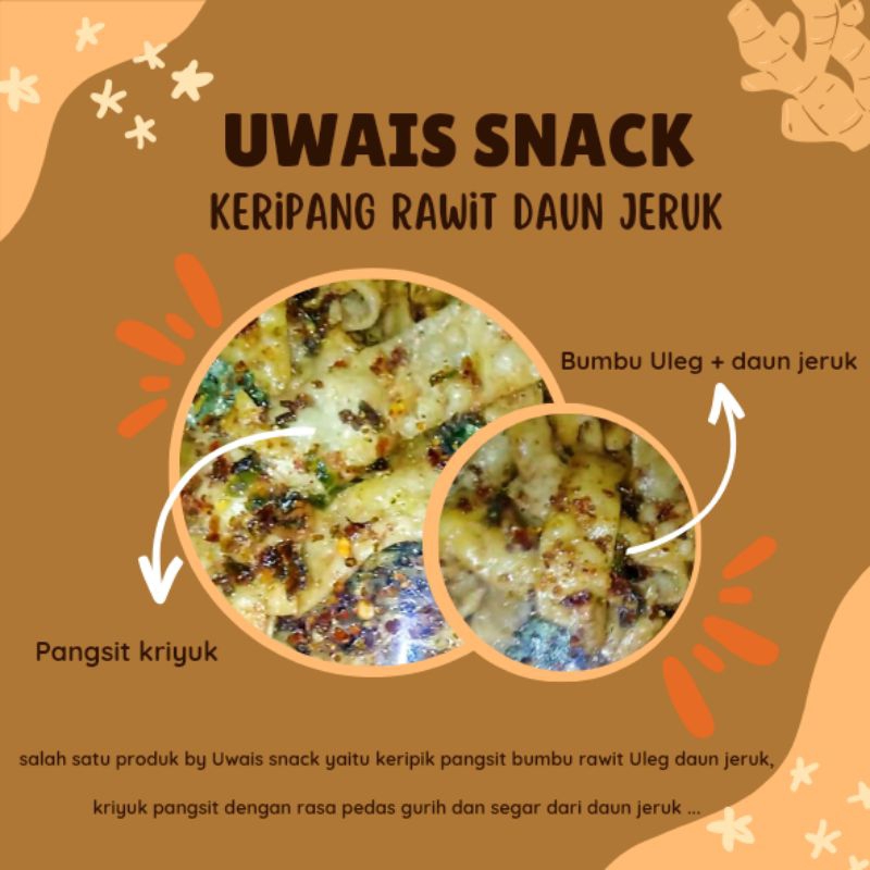 

keripik pangsit daun jeruk 500grm