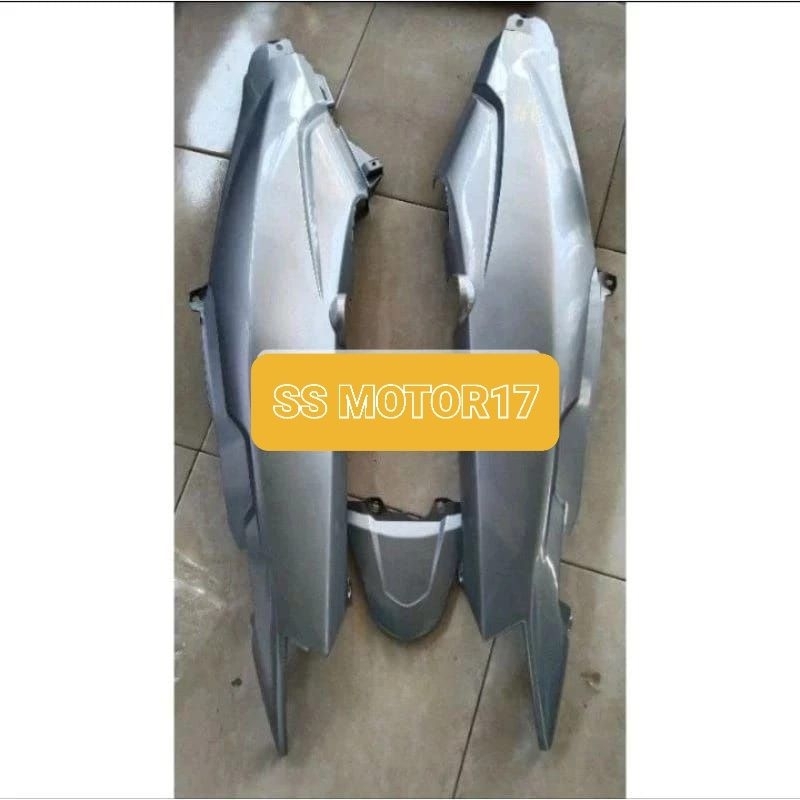 COVER BODY VEGA R NEW HITAM/SILVER